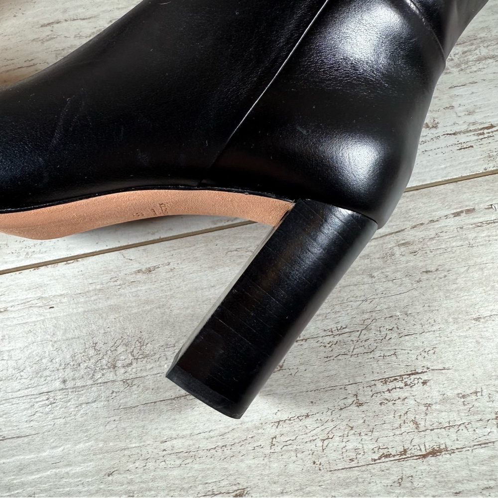 Kate Spade Colby Tall Leather High-Heel Boots Black Size 9.5B NEW - Picture 15 of 16